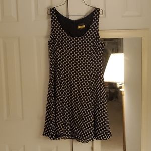 Limited polka dot A-line flirty dress